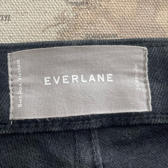 Everlane Black Mid Rise Jeans Size 29 Regular - Picture 8 of 14
